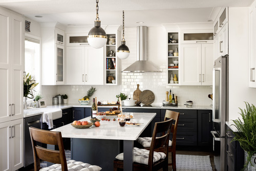 Hot Home Trend Color Block Your Kitchen Cabinets Lawson Realty