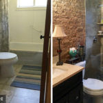 Reader Bathroom: Homeowners Ditch the Tub and Add a Feature Wall (5 photos)