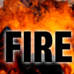 Brush fire burning near Dodger Stadium