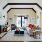 Warm Transitional Style Updates a Casual California Living Room (8 photos)