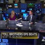 Toll Brothers still showing weakness in new orders, says analyst