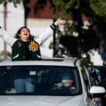 Riverside Notre Dame seniors parade — safely — in signing day replacement