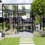 Patio of the Week: Dramatic Black Accents and Layers of Plantings (9 photos)