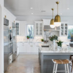 Fresh White Palette Brings Joy to Designer’s Kitchen and Bedroom (one photo)