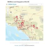 Map: See every wildfire in California, the US and around the world