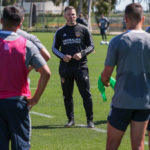 New Galaxy coach Greg Vanney gets to work as preseason training begins