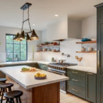 Kitchen of the Week: Dark Green Cabinets and Family Function (14 photos)