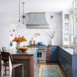 Kitchen of the Week: Balanced Mix of Blue, White and Walnut (14 photos)