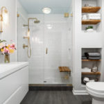Bathroom of the Week: White, Wood and Brass Dress Up a Teen Space (5 photos)